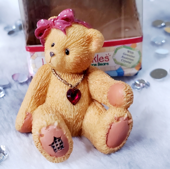 Cherished teddies 239730 January garnet birthstone - Picture 7 of 9